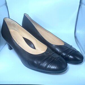 Taryn Rose Womens Leather Pumps‎ Comfort Size 39.5 M Black Classic Workwear